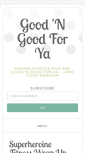 Mobile Screenshot of goodngoodforya.com